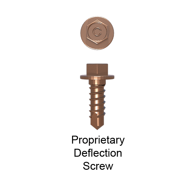 Proprietary Deflection Screws